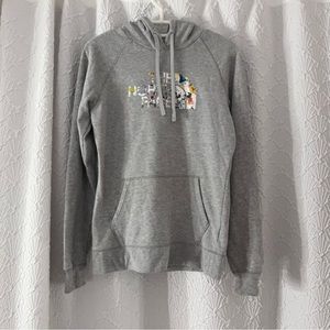 North Face gray sweatshirt